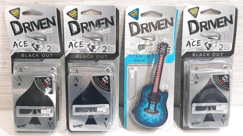 4 New Packs of Driven Car Air Fresheners