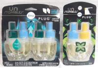 2 New Febreze Unstoppables Scented Oil Refill Packs