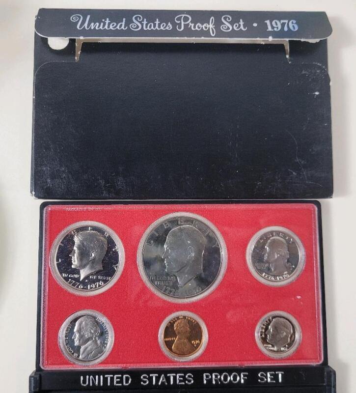 1976 (1776-) USA Proof Coin Set in Case , Uncirculated