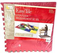 New 4-Pack Multy EASY TILE Step Floor Interlocking Reversible Foam Tiles, Covers 16sq. ft. , 24" &times; 24" Each