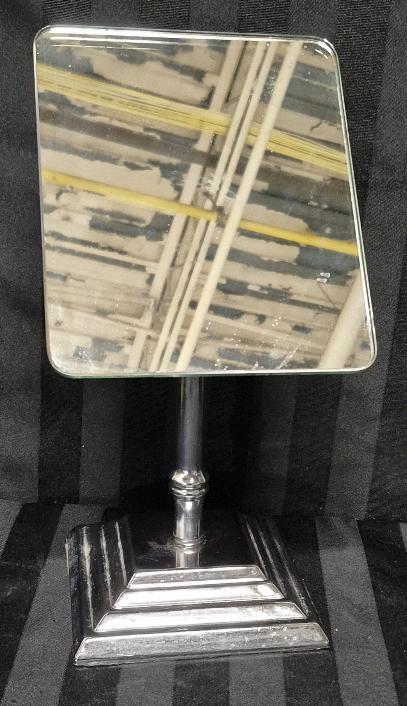 Great Tabletop Makeup Mirror with a Chrome Finish 12" Tall