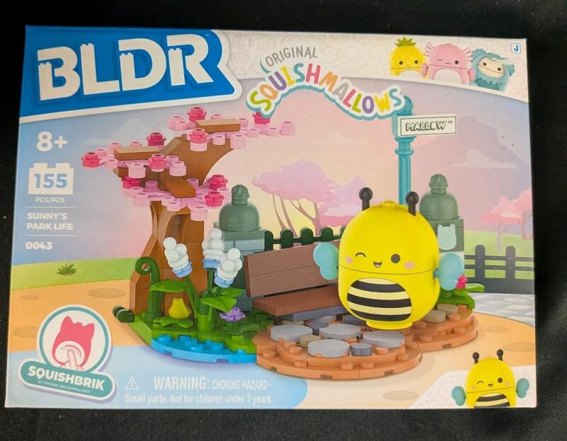 New BLDR Original Squishmallows Sunny's Park Life Build Set. #0043