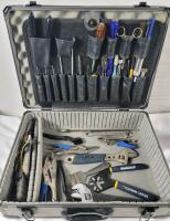 Mastercraft Aluminum Case with Assorted Tools . Case measures 18"&times;13"&times;6" . No shoulder strap