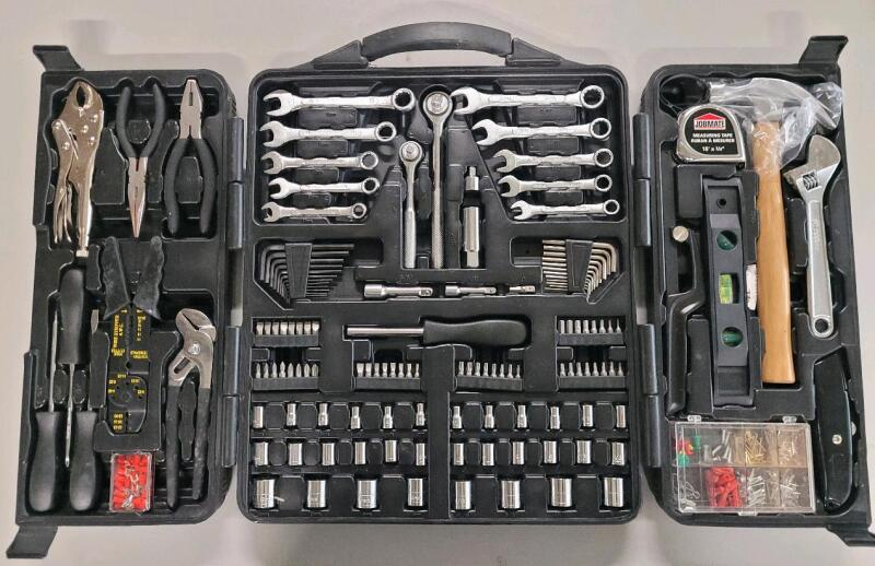 Jobmate 140+pc. General Household and Automotive Repair Tool kit - Complete