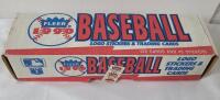 1990 Fleer Baseball Trading Card Base Set & Sticker Set .