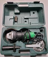 Hitachi 4 &frac12;" Disc Grinder w/Case . Model # G-12SR3 . Tested Working .