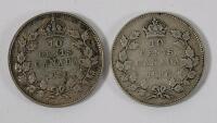 1920 & 1936 Canadian Silver 10 Cent Dimes . Two (2) Coins
