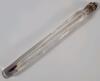 Antique Glass Scent Bottles, also known as " Oxford Lavender " / " Tear Catchers " . Measures 8" & 7 ⅞" long . - 4