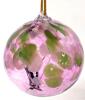 Gorgeous Hand-Blown Glass Friendship Ball / Witch Ball Ornament, 5" Tall, No Chips or Cracks