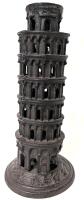 Vintage Cast Iron Leaning Tower of Pisa Italy, 11" Tall