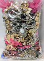 Over 2lbs Assorted Vintage to Modern Earrings, Most Paired, For Pierced & Unpierced Ears