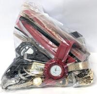 Assorted Vintage to Modern Men's & Women's Watches + Watch Straps, Seiko, Timex, Bulova +++ - Non-Functional, Lot Sold As-Is