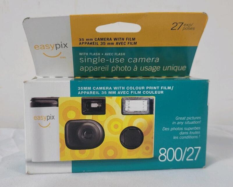 New - EasyPix 35mm Camera w/Film Single-Use Camera .