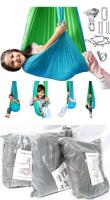 3 New Sensory Hammock Swings for Kids, Double-Layer & 360&deg; Swivel Hanger, Indoor Therapy Swing Great for Autism, ADHD, Sensory Processing Disorder (COLOURS MAY VARY) Holds Up to 220lbs