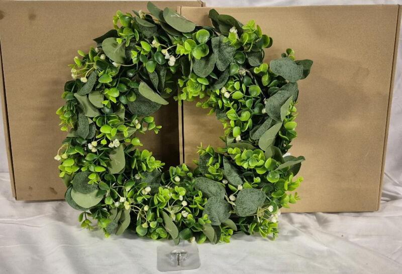 3 New Home Decor Wreaths with Wall Hook
