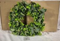 3 New Home Decor Wreaths with Wall Hook