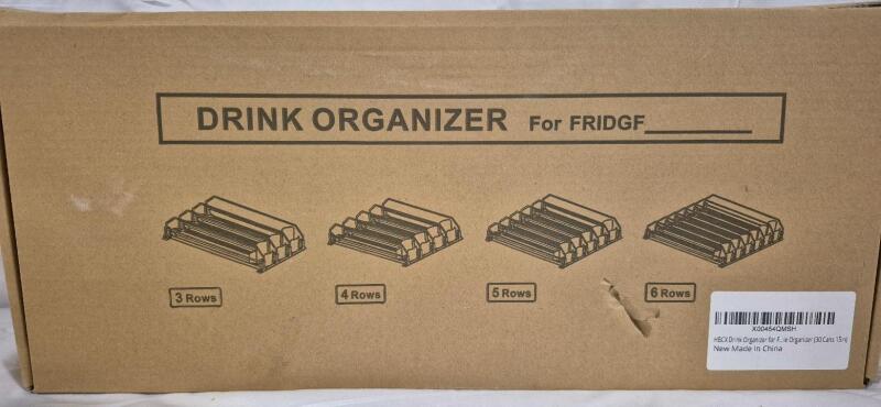 New 30 Can Drink Organizer for Your Fridge