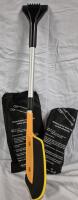 2 New Vehicle Snow Scrapers/Shovels with Pole Extension and Soft Cases