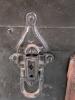 Antique Dome-Top Trunk, Embossed Wheat Design On Top, Missing Side Handles+ 1 Castor, In Surprisingly Good Condition, See Photos - 4