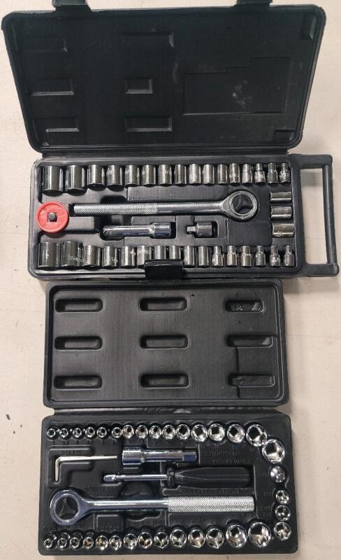 Two (2) Metric / SAE Socket Sets - Both Complete