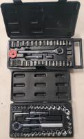 Two (2) Metric / SAE Socket Sets - Both Complete