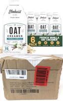 [BB 03/2025] 6 New Elmhurst Cr&eacute;mette Vanilla Oat Creamers 473ml