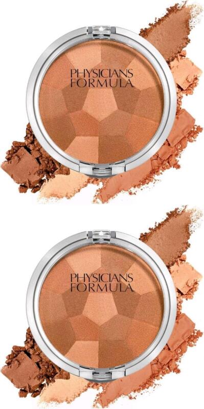 2 New Physicians Formula Powder Palette Multi-Colored Blush, Silky Smooth Formula, Hypoallergenic, Blends Easily Without Irritation [2464 Blushing Natural]
