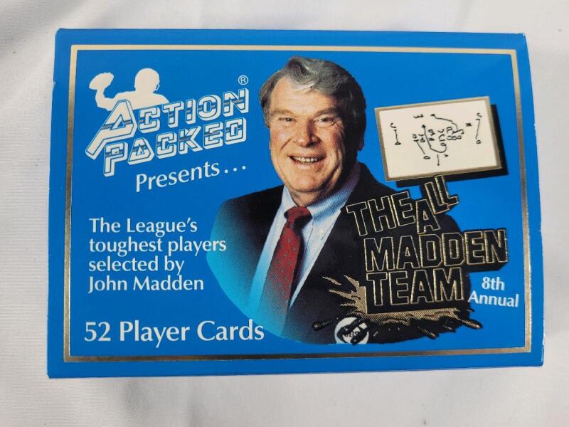1992 Action Packed NFL Football The All Madden Team Trading Card Set - Complete .