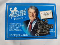 1992 Action Packed NFL Football The All Madden Team Trading Card Set - Complete .