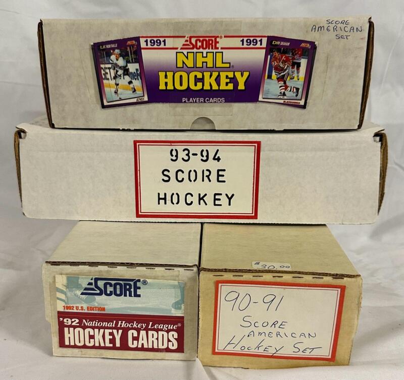 1200+ Vintage 1990&rsquo;s Score Hockey Card Singles
