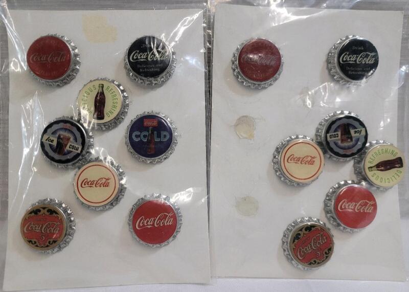 Coca-Cola Modern Retro Bottle Caps , 15 Caps