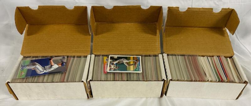 800+ Vintage 1990&rsquo;s Major League Baseball Cards