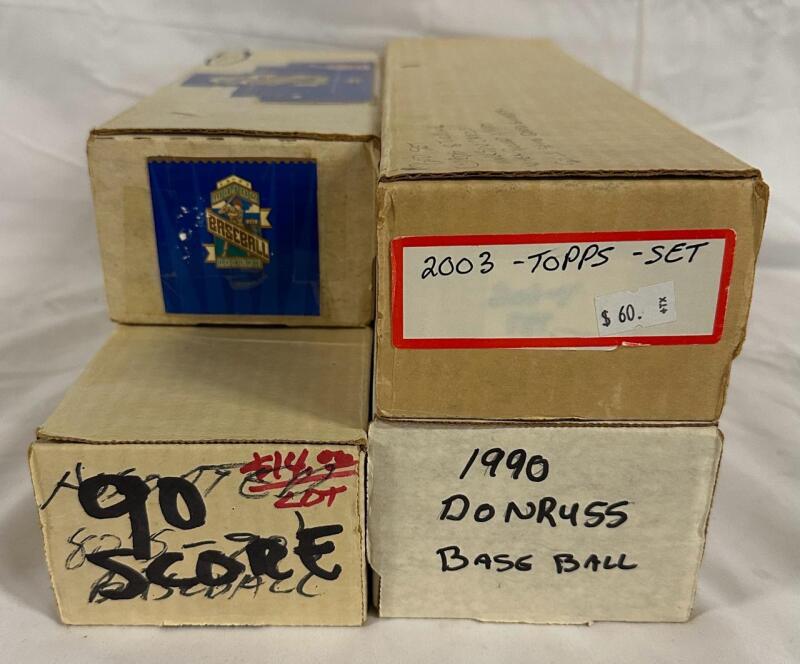 1000+ Vintage to Newer Baseball Card Singles; Includes Score, Donruss, and More