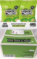[EXP 03/2025] Case of 12 New Real Naturals Shitake Mushroom Chips: Sour Cream & Onion