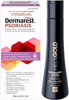 New DERMAREST PSORIASIS Medicated Shampoo Plus Conditioner EXP 2027 & HELI'S GOLD Weightless Conditioner