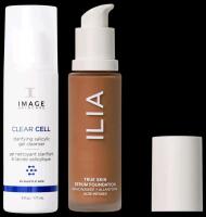 New Image Skin Care CLEAR CELL Clarifying Tonic & ILIA True Skin Serum Foundation SF11 Martinique