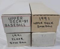 1991 MLB Baseball Trading Card Sets . 1991 Fleer , 1991 Donruss Ser.1 & Ser.2 , 1991 UD Base Set & 1991 UD Base & High Set . All Sets appear complete . 1991 UD Sets Do Not Include SP1 Michael Jordan
