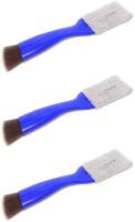 3 New yueton Double Ended Portable Cleaning Brush Mini Hand Held Magic Brush Duster for House, Car, Office (Blue)