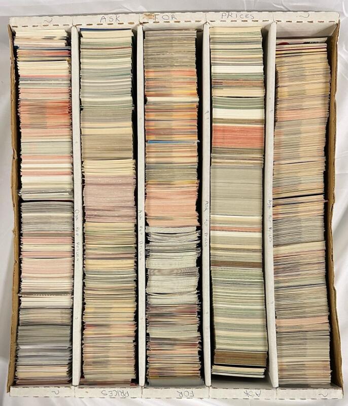 1800+ Assorted Vintage 1990&rsquo;s NHL Hockey and MLB Baseball Cards