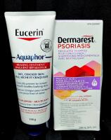 New EUCERIN Aquaphor Healing Ointment & DERMAREST PSORIASIS Medicated Shampoo [EXP 10/2027]