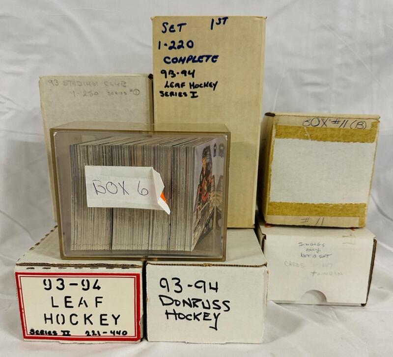 2000+ Vintage 1990&rsquo;s NHL Hockey Cards, Includes Topps, Leaf, Donruss