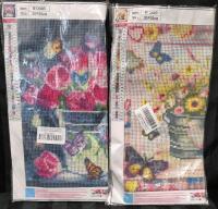 2 New Flowers Diamond Art Kits