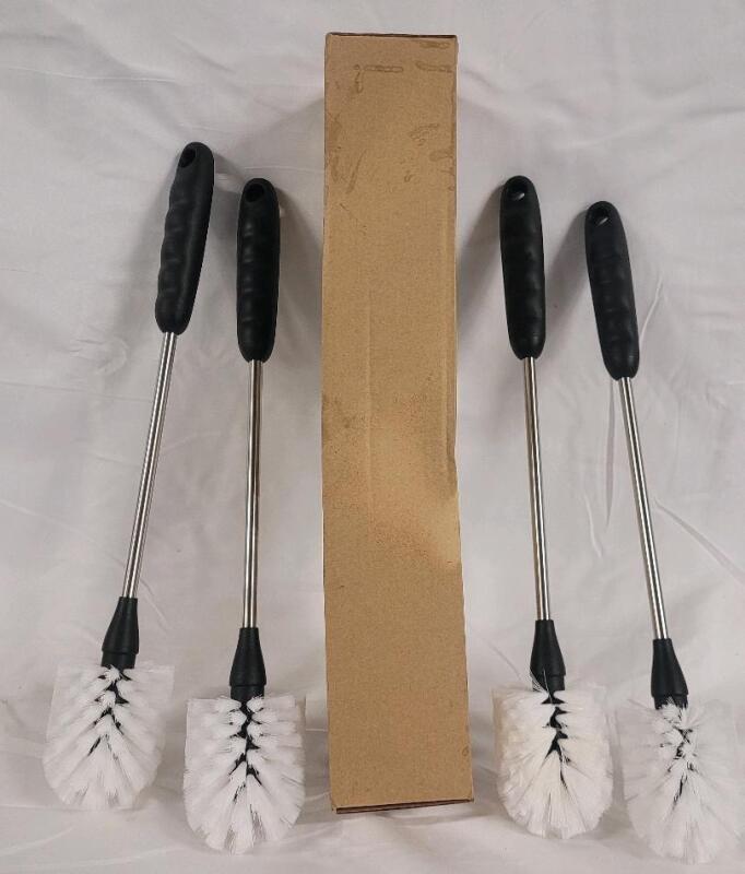 Five (5) New Water Bottle Cleaning Brushes .