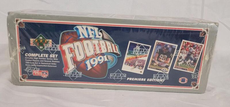 1991 Upper Deck NFL Football Sealed Trading Card Set , Premier Edition