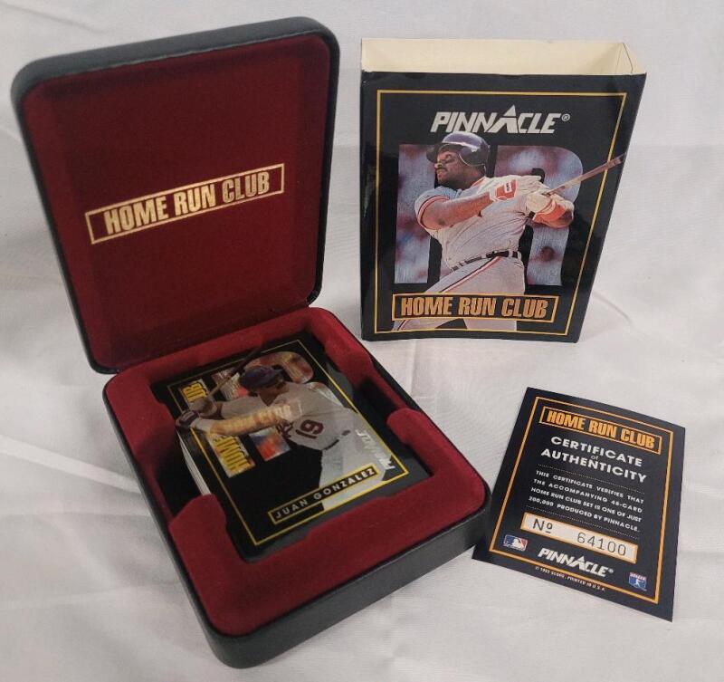 1993 Pinnacle MLB Baseball Home Run Club Set with 48 Dufex Player Trading Cards - Complete