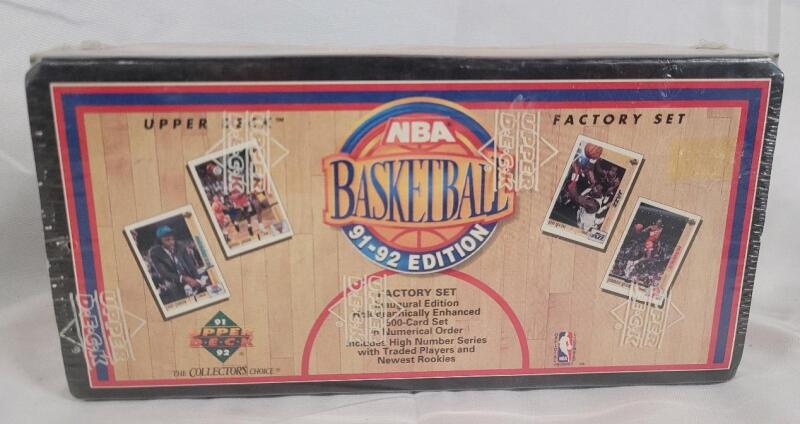 1991-92 Upper Deck NBA Basketball Sealed Trading Card Set . Complete #1 -#500