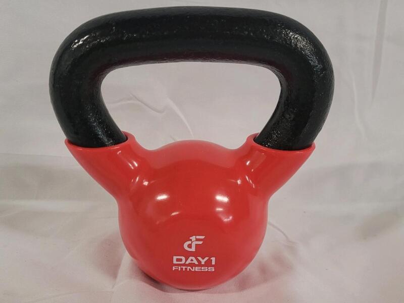 New - Day 1 Fitness 5lb Kettle Bell Exercise Weight .