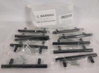 Twenty (20) New Euro Bar Cabinet Handles , Black .