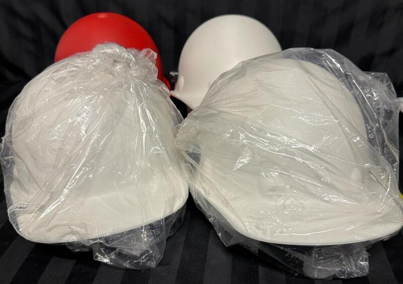 4 Hard Hats, 2 As-New In-Bag