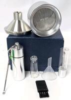 New Aluminum Hand-Crank Spice / Snuff Powder Mill